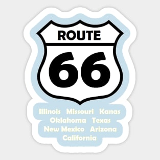 Route 66 Sticker